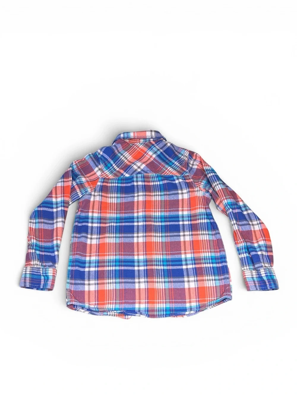 Oshkosh Long sleeve Plaid Collared Flannel Button Up Shirt Size 10